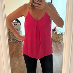 Vibrant Pink Sleeveless Top